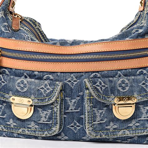 jeans lv bag|louis Vuitton Monogram denim baggy.